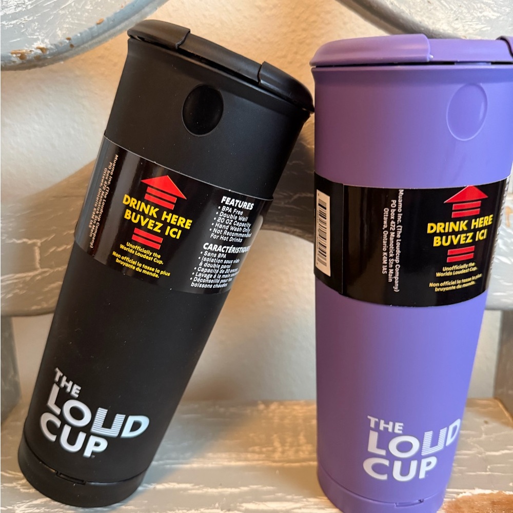 The Loud Cup Black and Purple Set - Picture 3 of 3